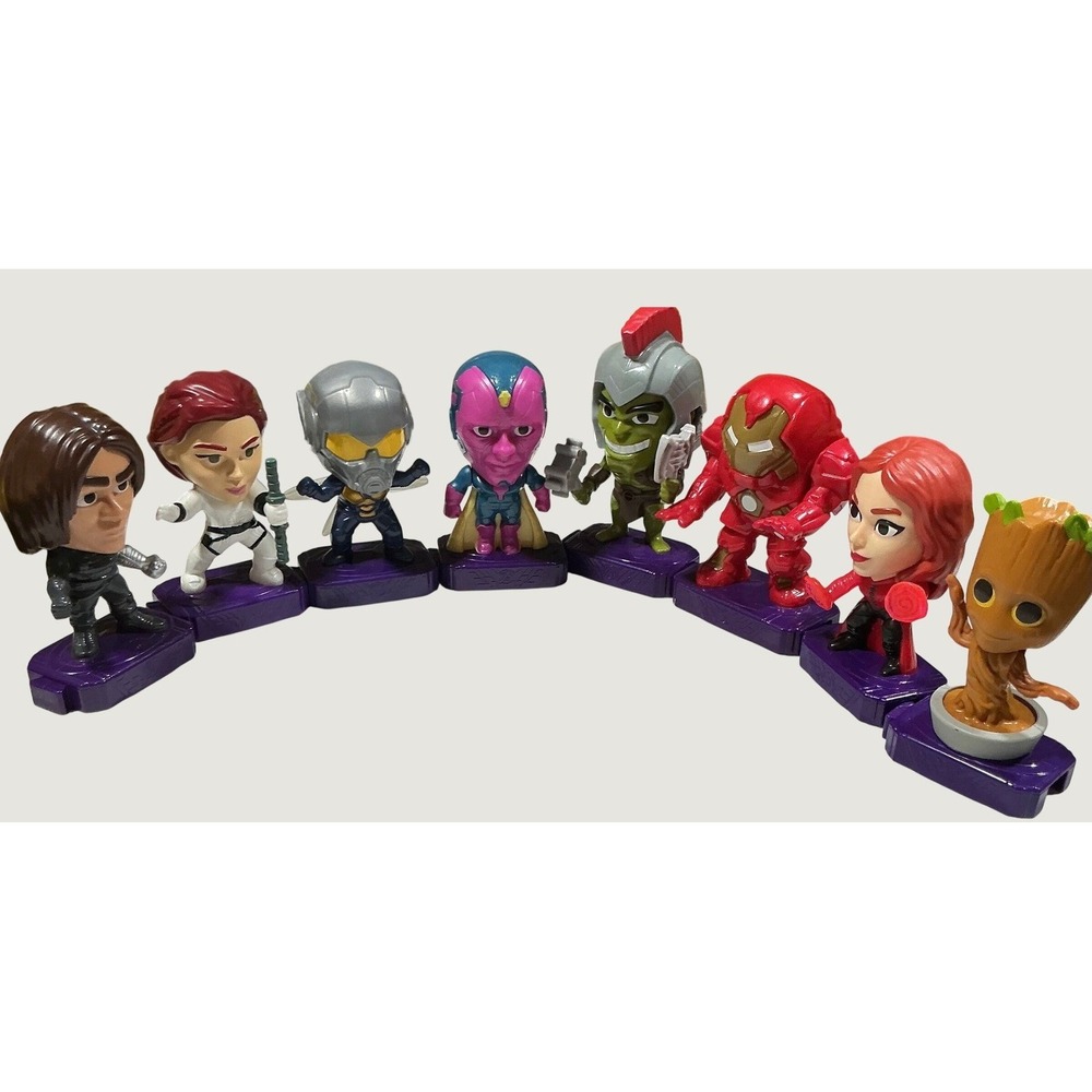 McDonalds Marvel Avengers Eternals Happy Meal Figures Lot of 8